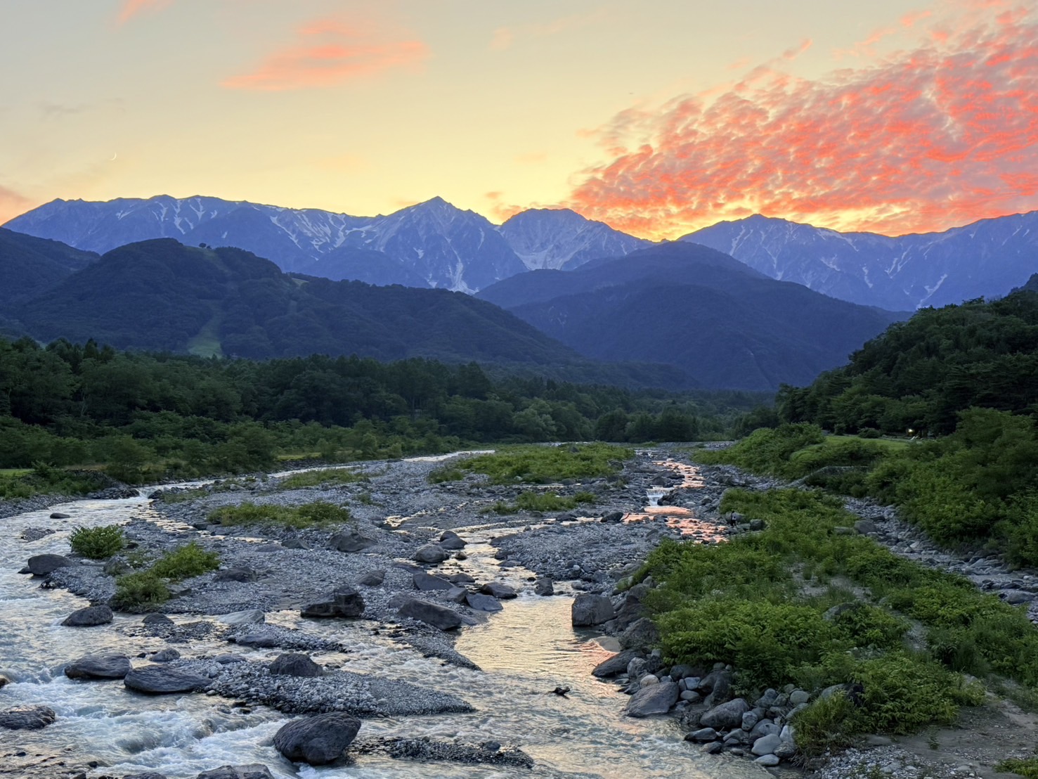 白馬村景色