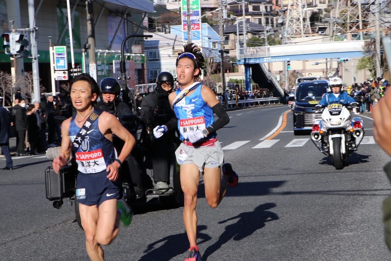 「第102回箱根駅伝」に出場した白馬村出身の東海大学4年「花岡寿哉」選手の応援