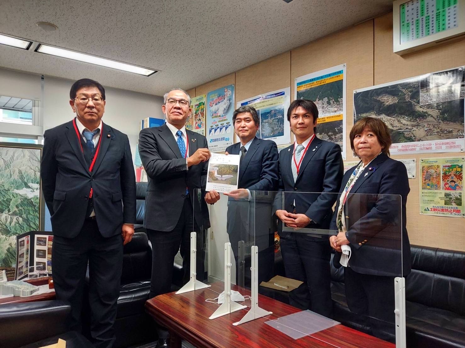 長野県治水砂防協会姫川支部 国土交通省への要望活動