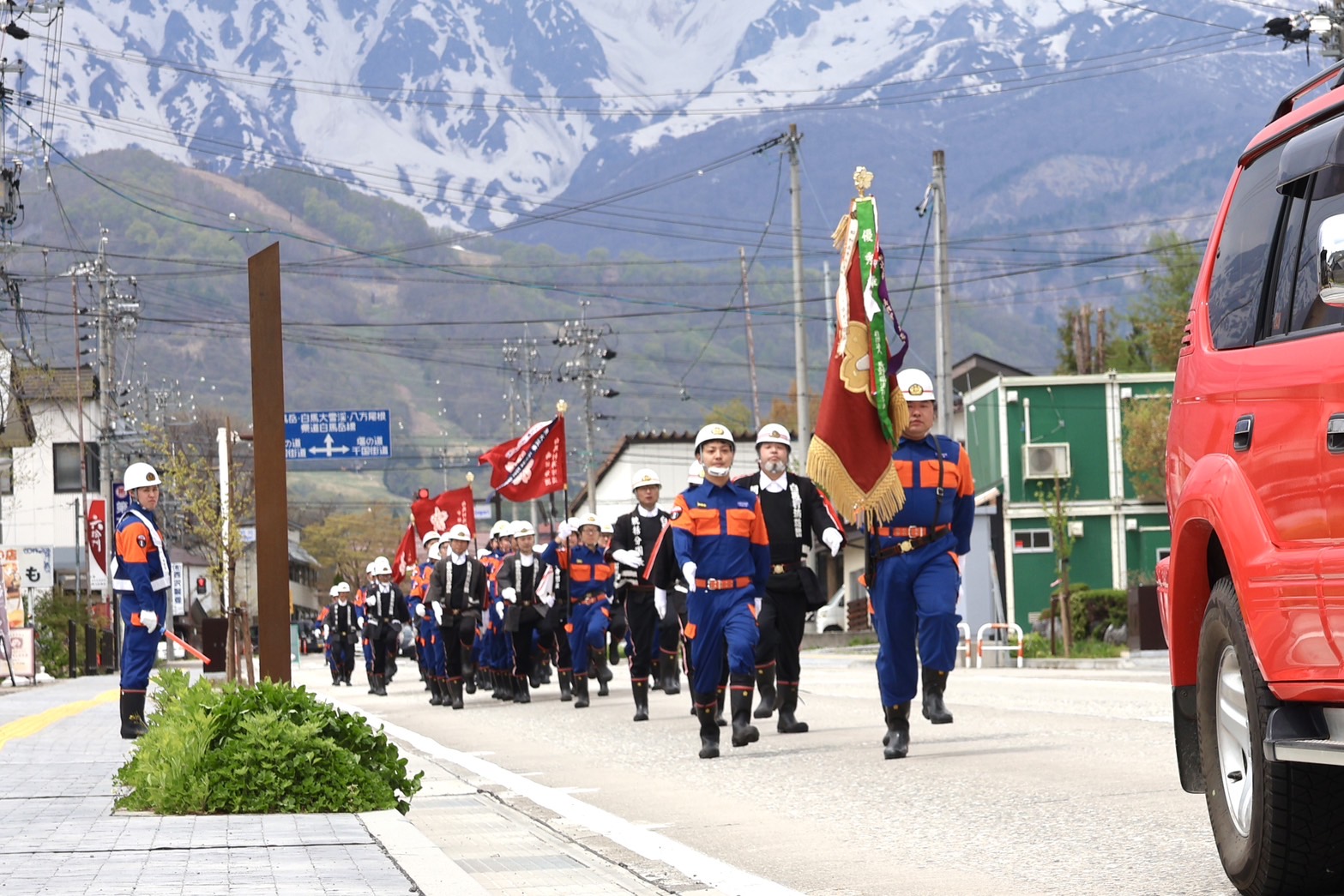令和8年白馬村消防団出初式