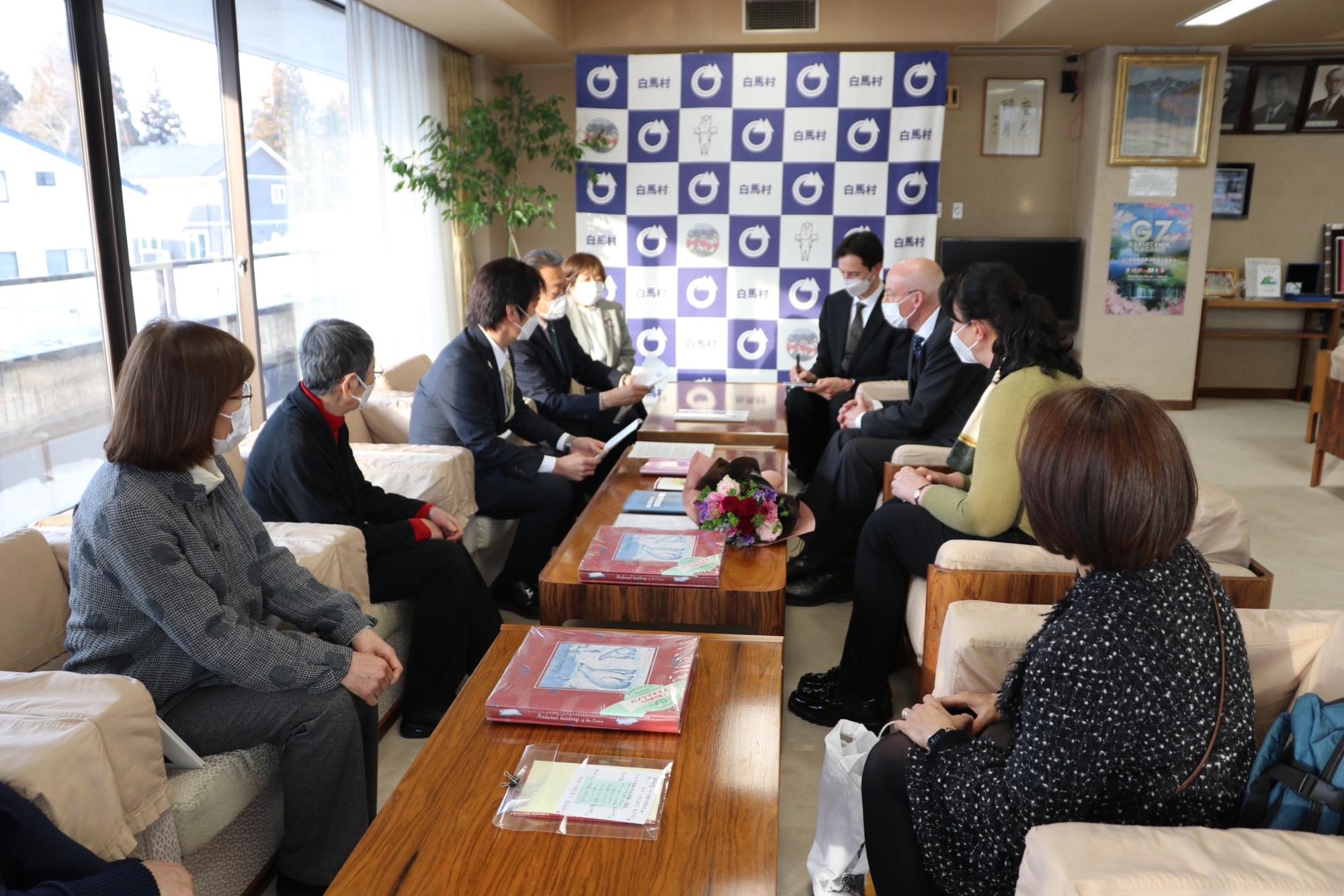 駐日ドイツ連邦共和国大使クレーメンス氏ご来村