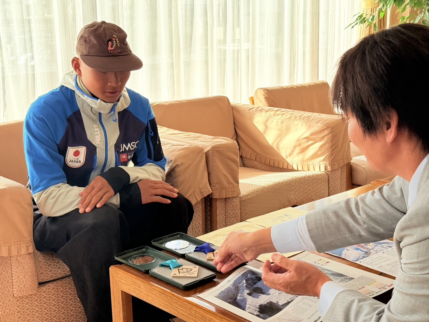 山岳スキーSki Mountaineering競技者で白馬高校生の笹川勇太選手