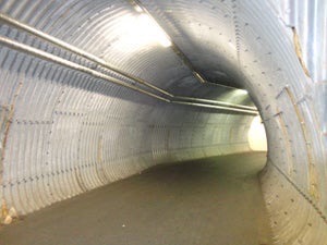 オーバーレッヒの地下トンネル