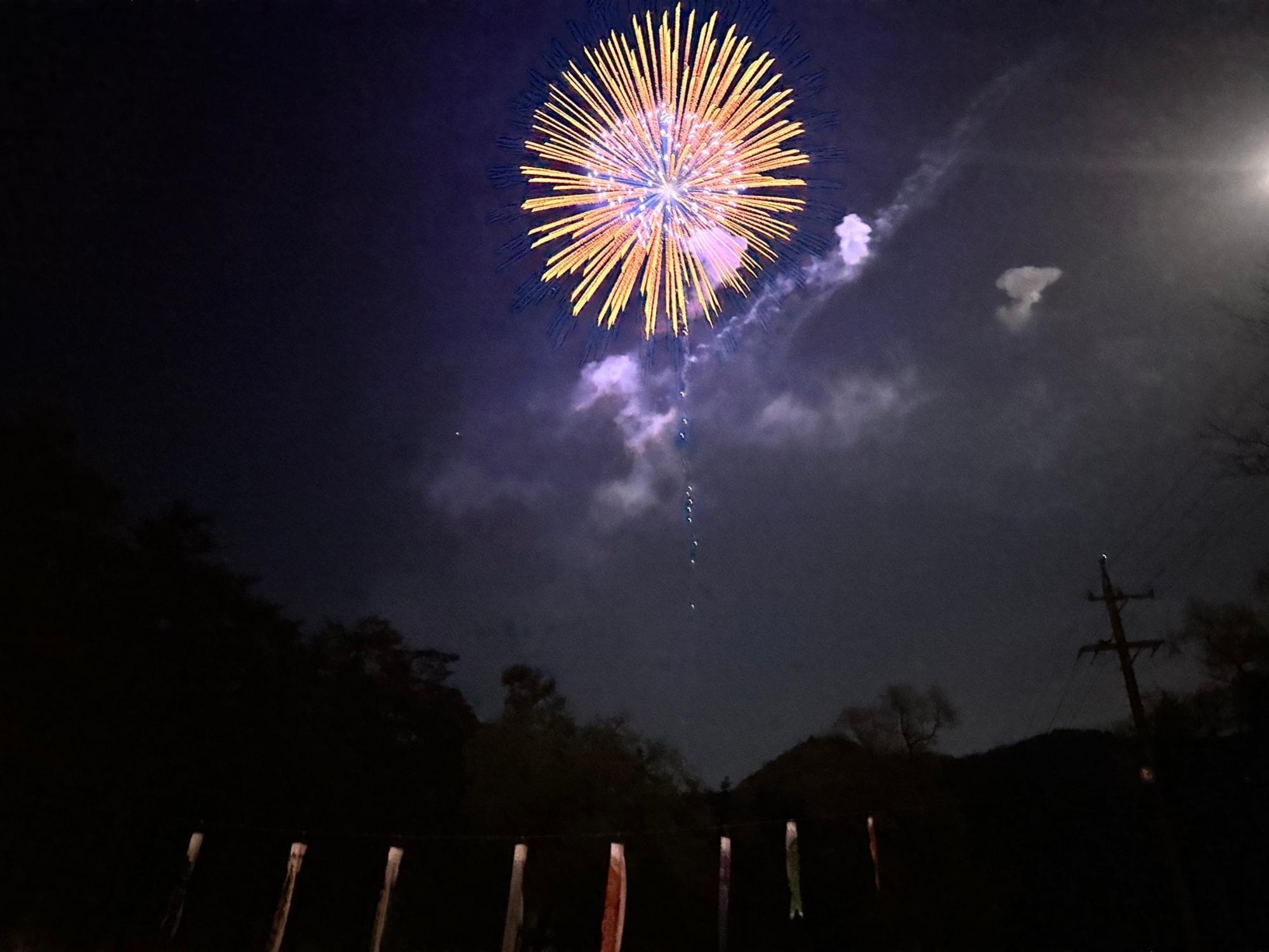 オープニング打ち上げ花火