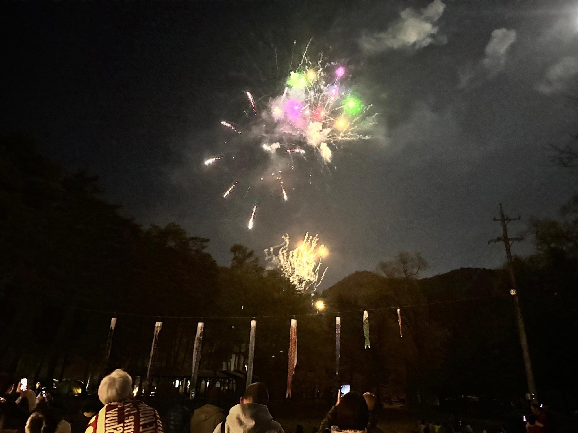 オープニング打ち上げ花火