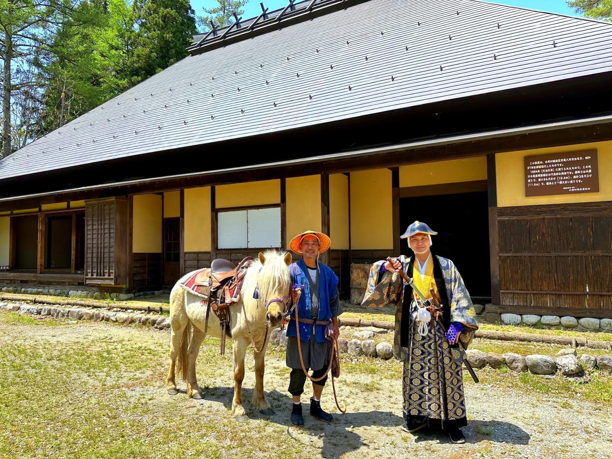 塩の道と春の白馬里山絶景ウォーキング