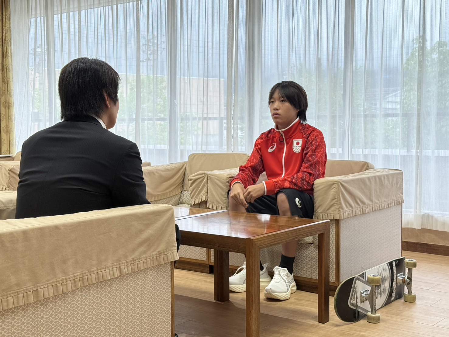 白馬中学校3年生の永原依弦(ながはらいずる)選手