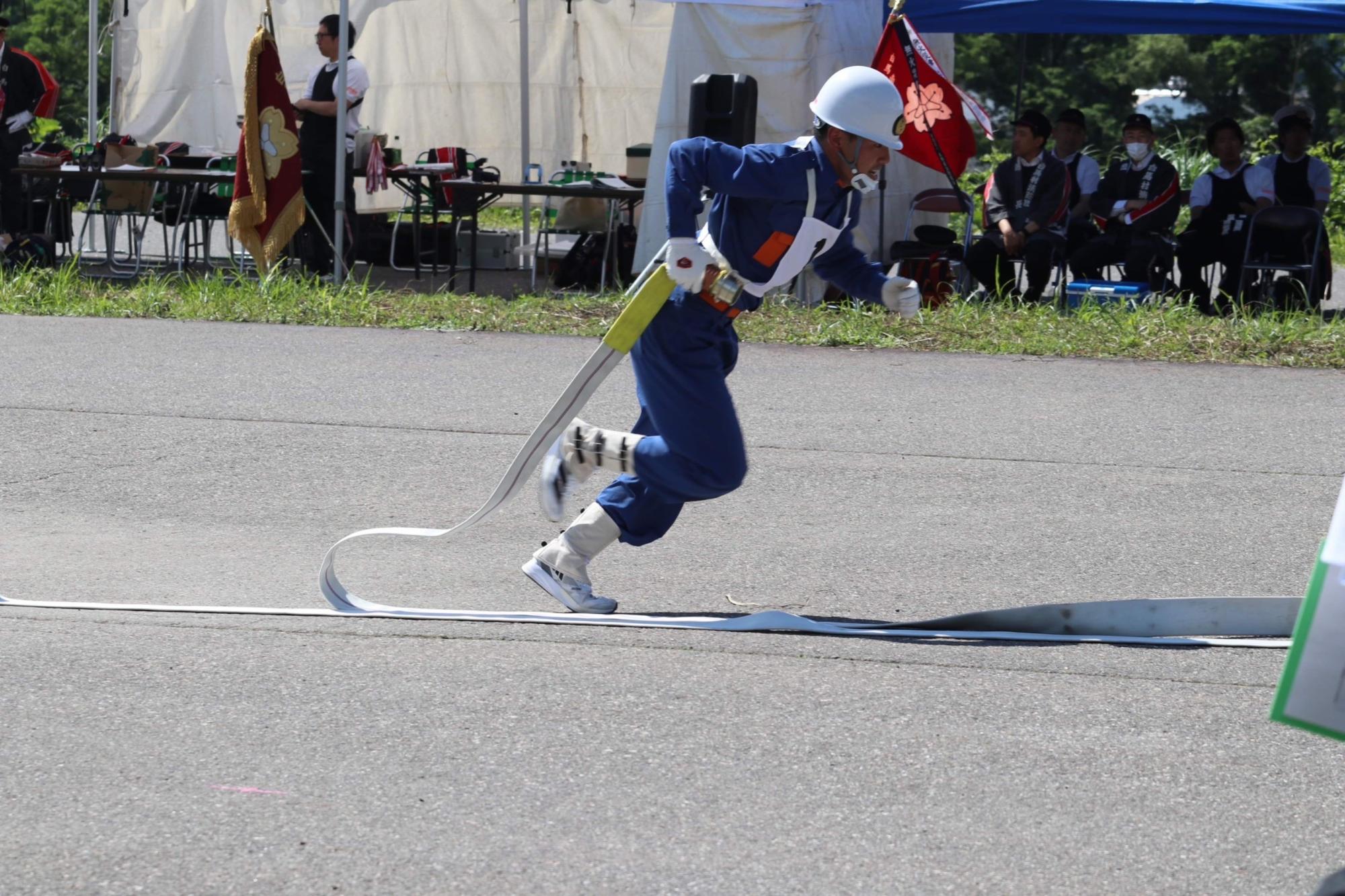 白馬村消防ポンプ操法大会