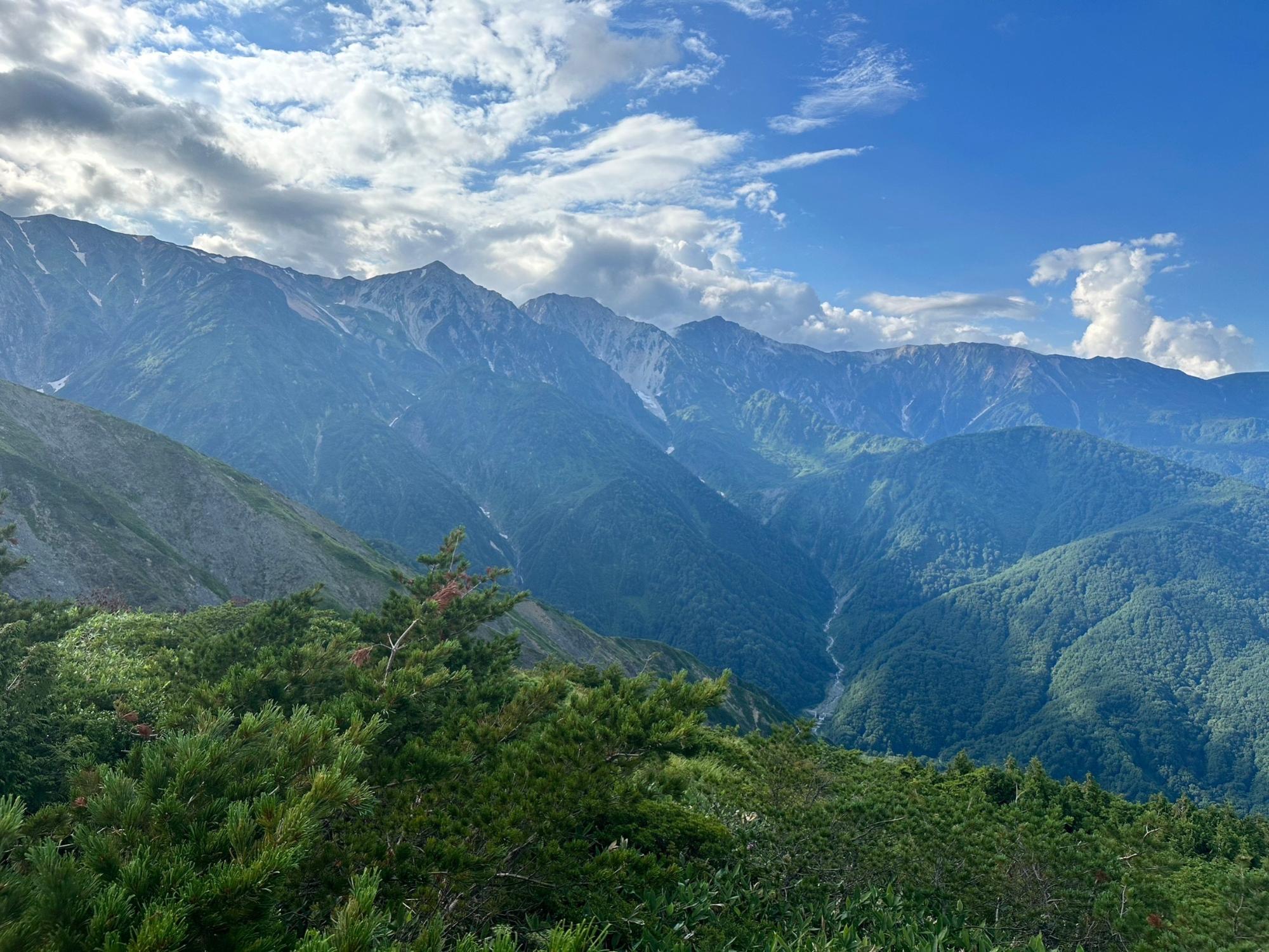 白馬村 夏景色