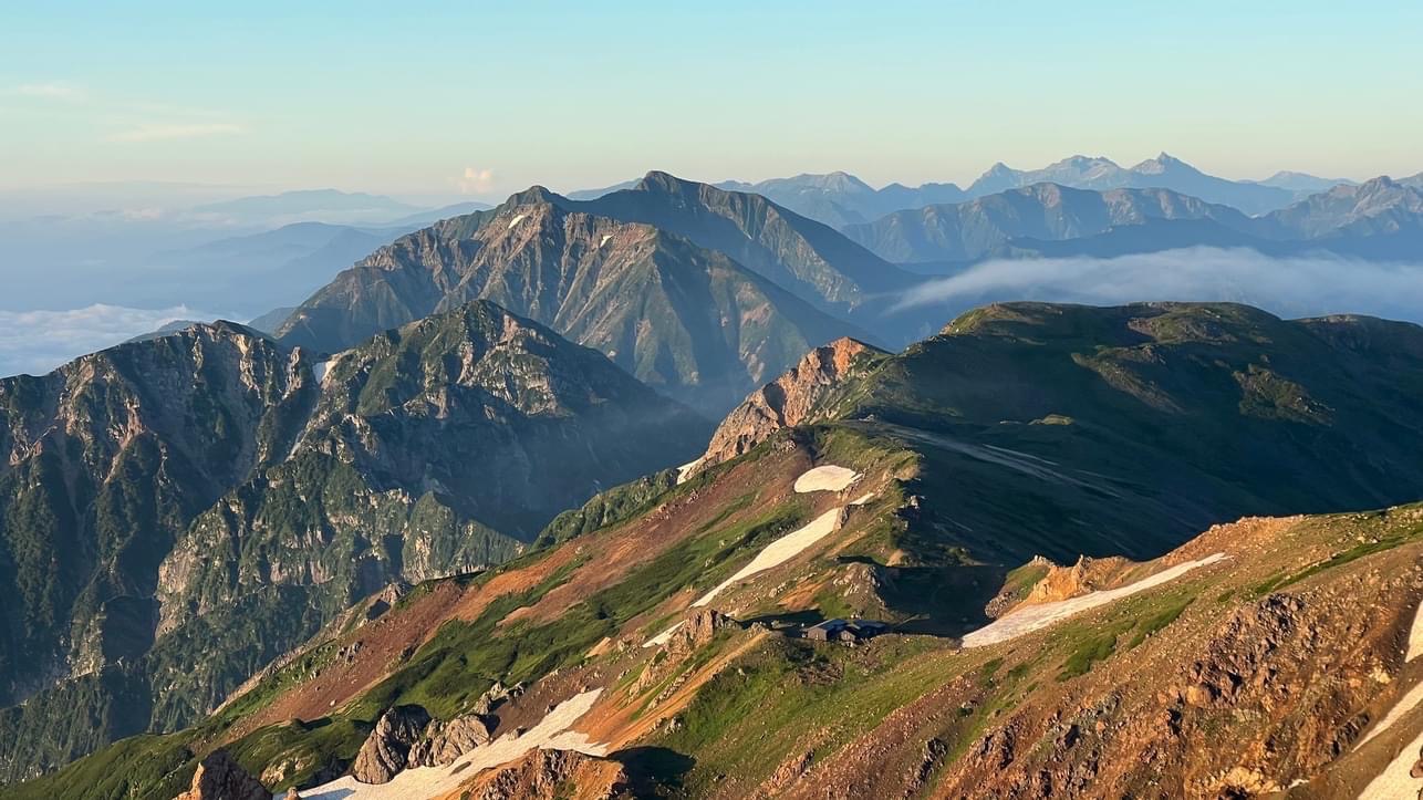 白馬村 夏景色