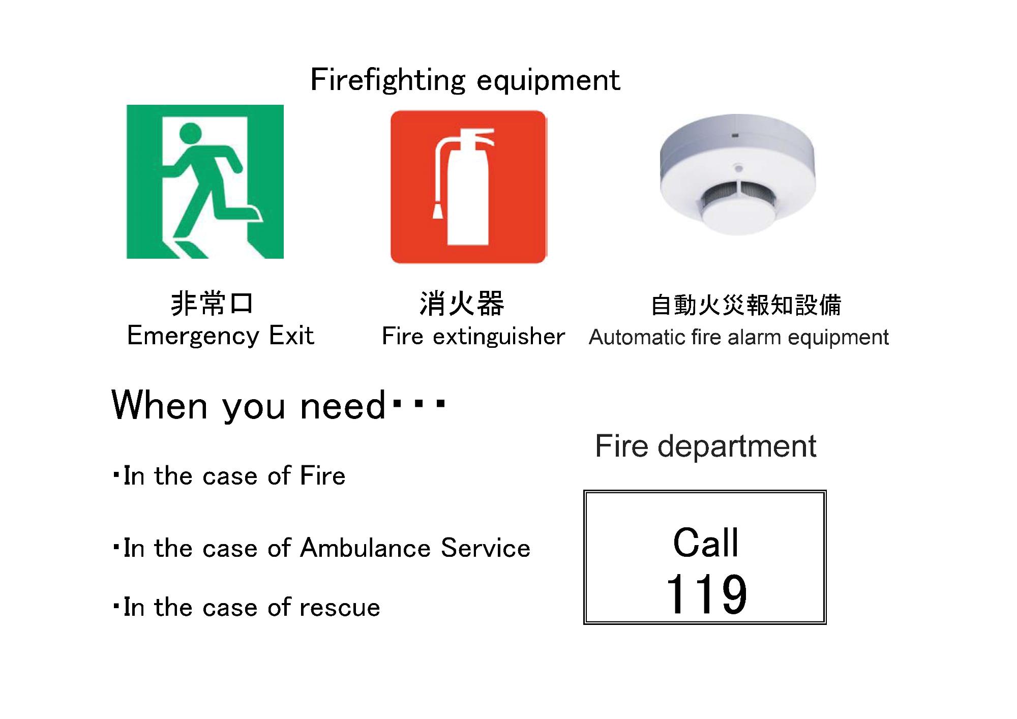 fire fighting equipment