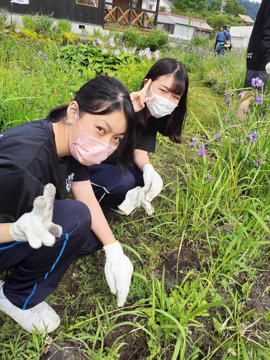 生徒による清掃活動