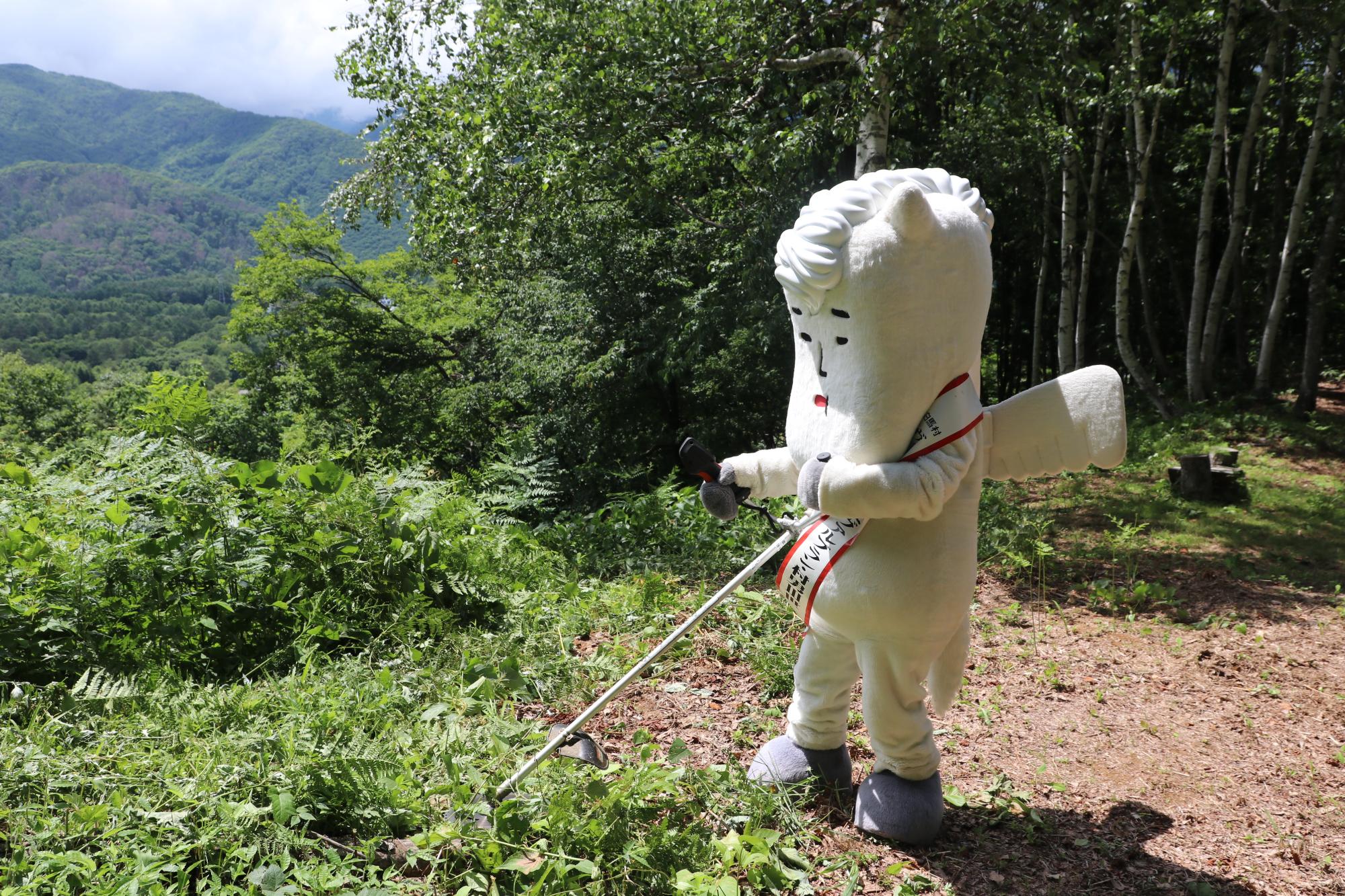 村男草刈り