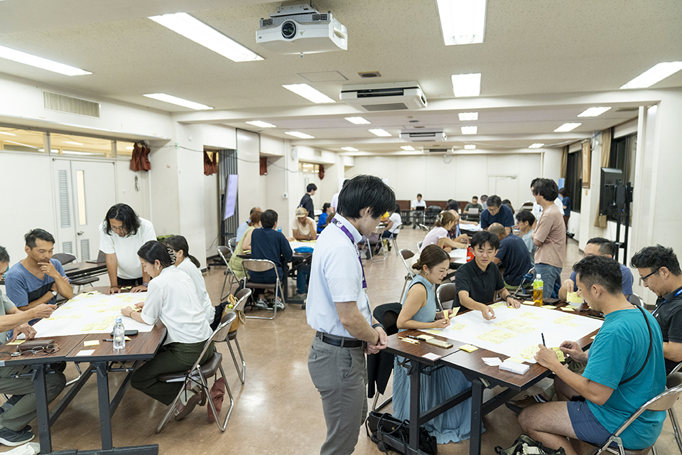 まちづくり村民ワークショップの様子