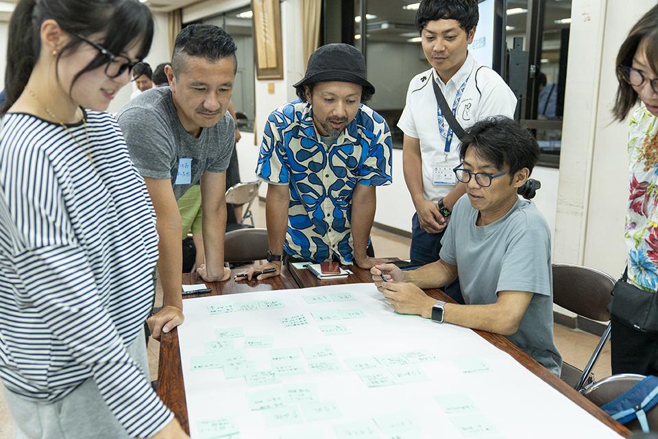 まちづくり村民ワークショップの様子
