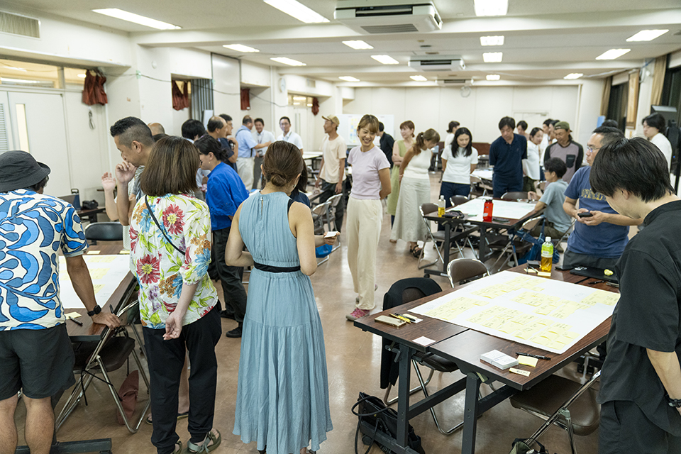 まちづくり村民ワークショップの様子